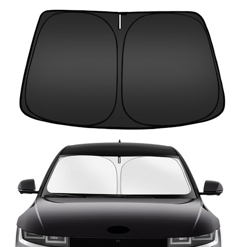 Image of ARISMOTOR Windshield Sun Shade for h-yundai Ioniq 5 2022-2025 2026, Custom Fit Foldable Front Window Sunshade Sun Visor Protector, Block UV Rays Keep Your Car Cooler