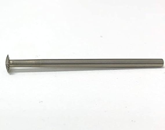 Knife Edge Cut Lentil Burs Channel Setting Burr 3/32 Shank for Jewelry, Art, Hobby and Craft 5.0mm 1PC Made in Switzerland