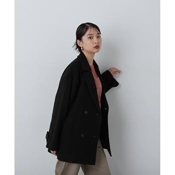NATURAL BEAUTY BASIC ブラック コート M 新品未使用 ◇ノーカラーミドルコート（ノーカラーコート）｜NATURAL BEAUTY