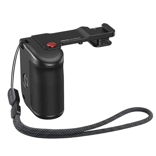 TELESIN ���^���X�g���[�g�t�H�g�O���b�v�n���h�� DJI OSMO Action 5 Pro/Action 4/Action 3�p �V�[�\�[�V���b�^�[�{�^�� �N�C�b�N�����[�X�� �R�[���h�V���[���X�g�X�g���b�v 1/4�X���b�h�� �J�����O���b�v TEL