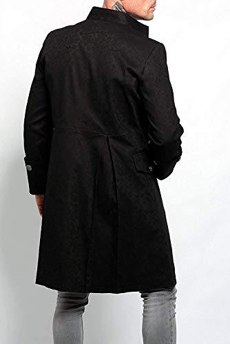Handmade Vintage Frock Coat-Strong Brocade Fabric Pirate Coat Steampunk Men's Clothes SPRR2