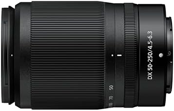 Nikon Nikkor Z DX 50-250mm f/4.5-6.3 VR — šoninis vaizdas