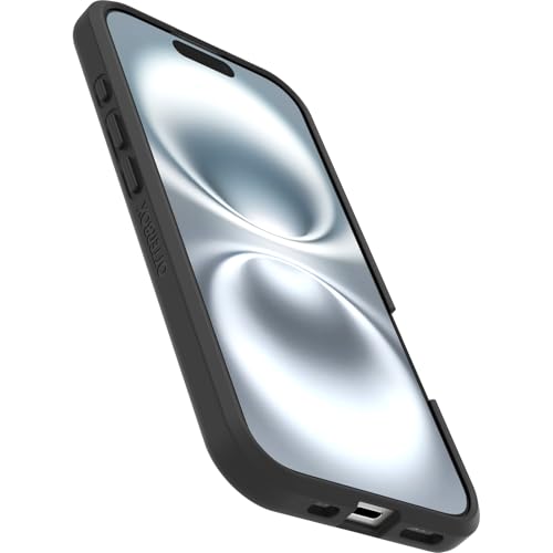 Image of OtterBox iPhone 16 Profile Series Magnet Case - Black Crystal - Ultra-Thin, Stylish Minimalist iPhone Case