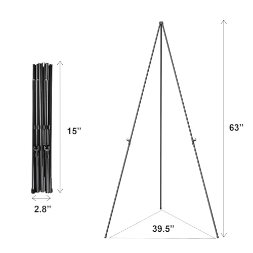 ZEGNEER Folding Display Easel Stand, 63