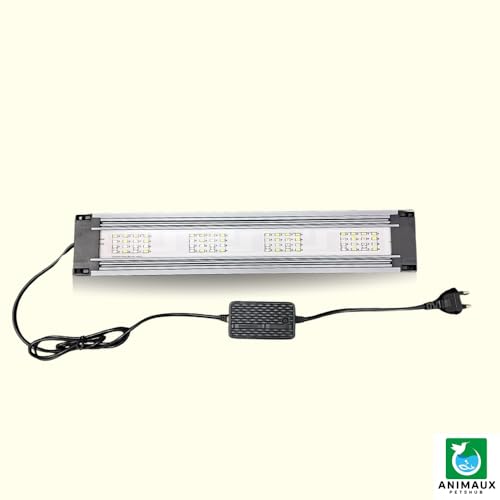 Image of QUANLONG (QL-450E) Aquarium Ultrathin Aluminium LED Light for Fish Tank 1.5 FT (50 CM) | WRGB - Multi Color | Stylish Design with Adjustable Bracket | ENHANCES Fish and Plant Growth (44.8CM /22W)