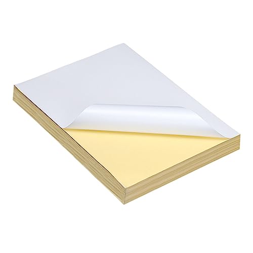 Papier autocollant vierge pour impression jet d'encre net