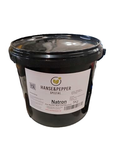 5kg Natron Pulver Backpulver E500 Reine Soda Natriumbicarbonat 5kg Eimer-Pro Serie