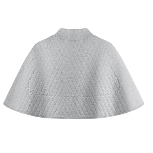 XGOPTS Women Elderly Shoulder Shawl Cape Thick Soft Fleece Padded Shoulder Warmer Wrap Adaptive Easy-Dress Bed Jacket Cape4