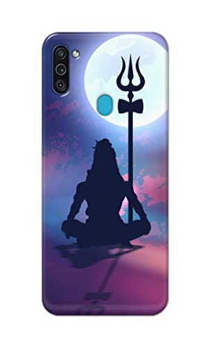 Image of Printed Hard Back Cover Case for Samsung Galaxy M11 | Samsung Galaxy A11 Back Cover (Lord Shiva) -702