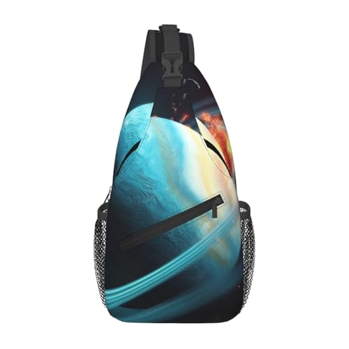 Bolso cruzado Uranus Impact para hombre y mujer negro miniatura 1