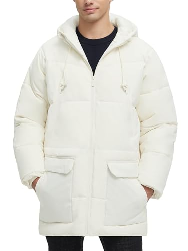 Veste matelassée chaude homme pour ne plus avoir froid sous la pluie d'hiver