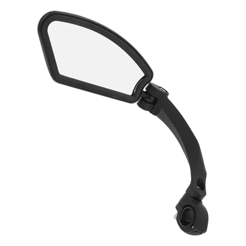 Mikikit Handlebar Bike Mirror Adjustable Rotatable Rear View Mirror for Mountain and Road Bikes Sturdy Mounting High Definition Reflection Compatibility