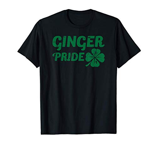 Funny Irish Ginger Pride Shamrock Design St Patricks Day Camiseta