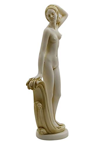 Goddess Aphrodite Venus Nude Female Cast Marble Statue Sculpture 12'' #TOP6