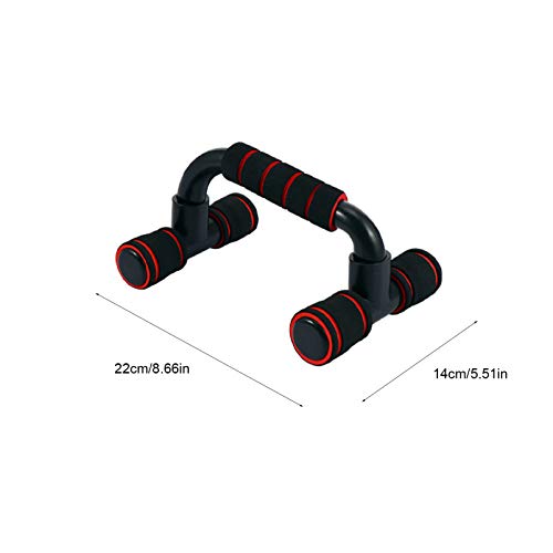 Conjunto de exercícios abdominais Besportble com barra de joelho com rolo de roda AB e manoplas de e