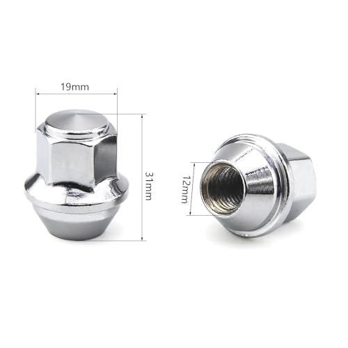 Tuercas de rueda M12x1.5 y 19mm para Ford Focus MK3 de 2012 a 2017 6