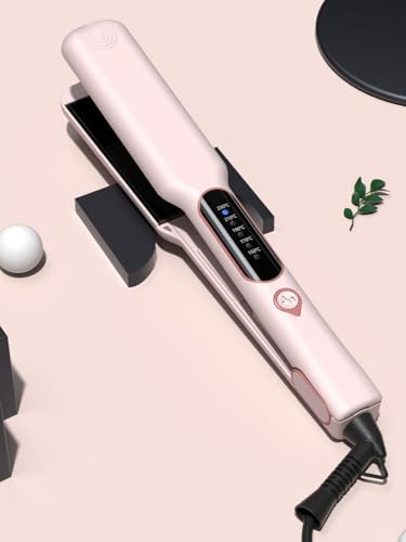Plancha de pelo con temperatura ajustable 50mm miniatura 1