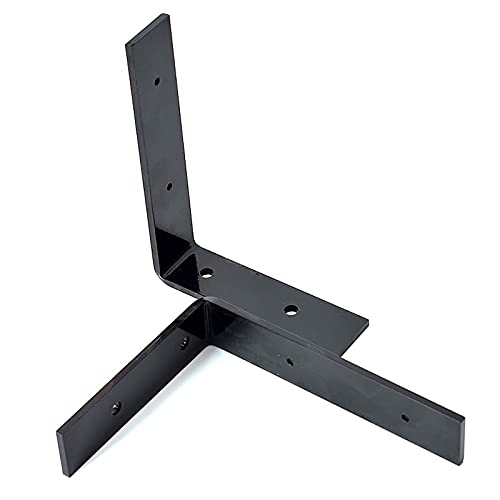 Supports d'étagère muraux rabattables et table pliante pour établi de travail - 3