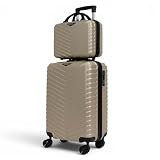 Conception légère et résistante : Fabriquées en ABS de haute qualité, ces valises sont robustes et faciles à transporter, ce qui en fait le choix idéal pour vos bagages enregistrés et vos voyages en cabine.