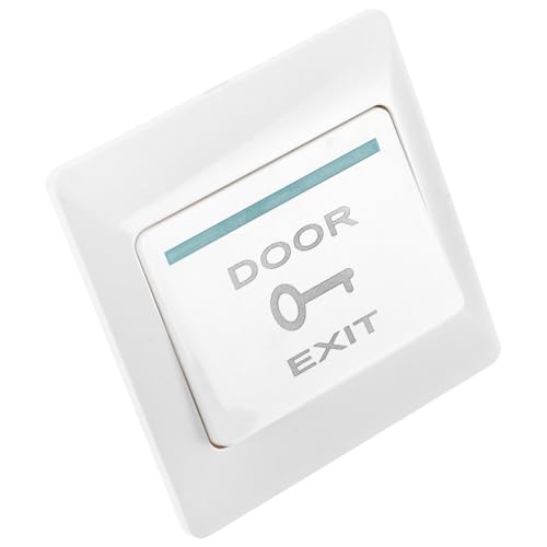 iplusmile Panel De Interruptores De Acceso Botón De Salida Cubierta De Placa De Timbre Para Puerta Sistema De Control De Acceso Puertas