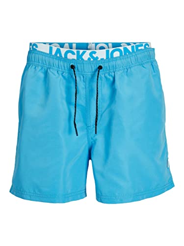 JACK & JONES Aruba Swim Shorts - Bañador para Hombre, Malibu Blue, M