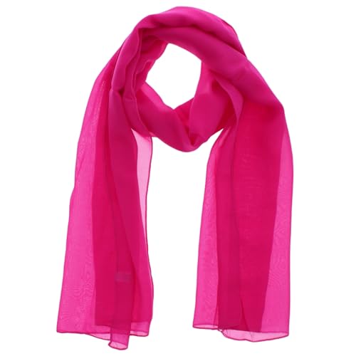 WESTEND CHOICE Foulards en mousseline de soie pour femme - Uni - Écharpe douce - Foulard pour...