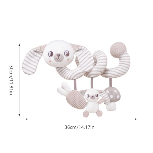 Jouets siège auto et poussette suspendus pour éveil bébé voyage - 5