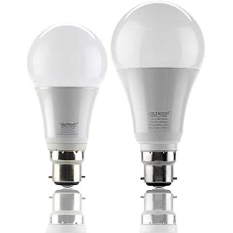 Voltacon LED Bayonet Bulb B22 Bright Warm White 1600 Lumens Globe 230VAC Energy Rating A+++ (14) Cover
