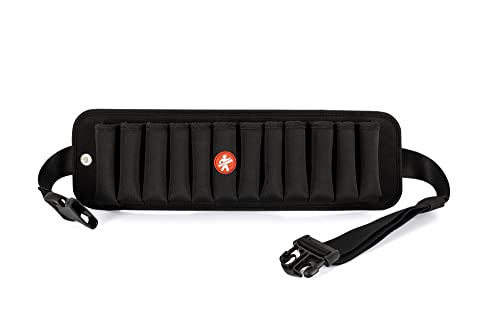 HOHNER Belt Flexbelt for up to 12 diets Harmonicas, black