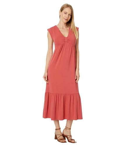 Image of Tommy Hilfiger Women's Tiered Stripe Midi Dress
