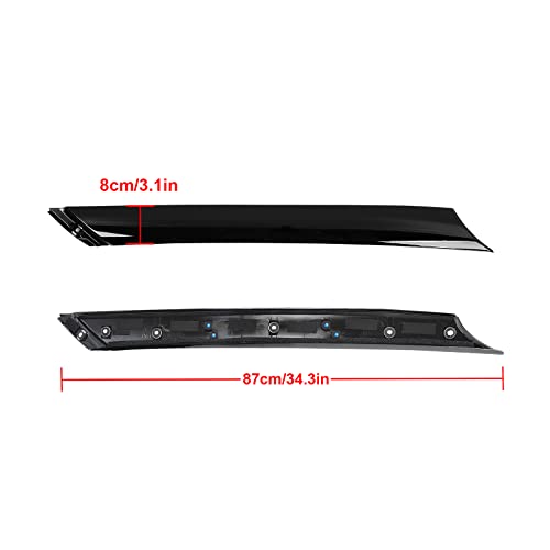 Wonvon Fit For Hyundai Veloster Windshield Pillar Trim 2011-2017 Side Window Trim Molding Post Trim Replacement 861702V000 Pair 2Pcs Driver Side Left (Lh)+Passager Side(Rh) Exterior Body Parts #TOP5