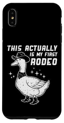 Goose Cowboy This My First Rodeo �ʔ��� �E�G�X�^�� �j�� ���� �q�� �X�}�z�P�[�X iPhone XS Max �p