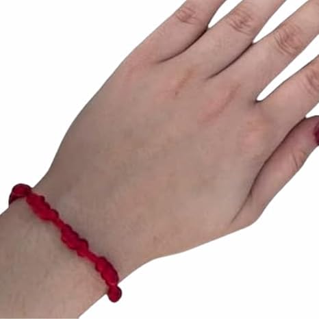 Kit com 6 Pulseiras Vermelhas Kabbalah - 7 Nós - Amuleto de Proteção e Boa Sorte