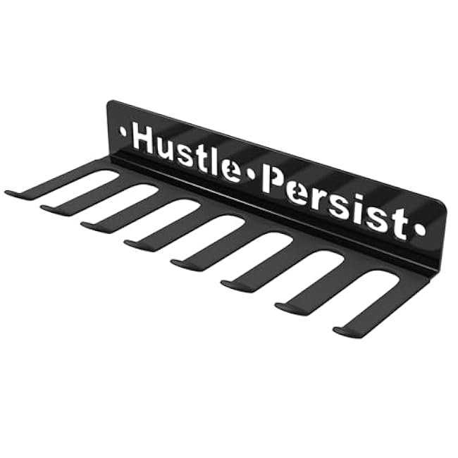 Gym Home Rack 8 Hooks Heavy Duty Resistance Band Storage Rack Multi-Purpose Gym Equipment Storage Rack for Jump Ropes,Barbells,Lifting Belts