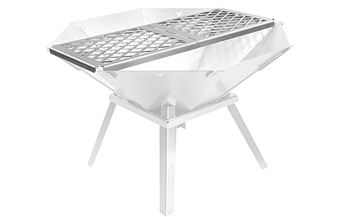 Grillrost für Feuerschale FENNEK Oktagon | Zweiteiliger Steckrost zum mobilen Grillen | gefertigt aus Edelstahl | Made in Germany Grillrost für Feuerschale FENNEK Oktagon | Zweiteiliger Steckrost zum mobilen Grillen | gefertigt aus Edelstahl | Made in Germany