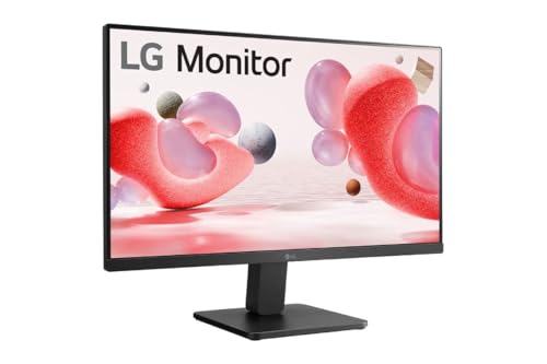 Image of LG 24MR400-B, 24 inch IPS Full HD Monitor with AMD FreeSync, 1ms MPRT, sRGB 99%, 100Hz Refresh Rate, Virtual Borderless, Flicker Safe, Reader Mode, OnScreen Control, HDMI, VGA(Black)