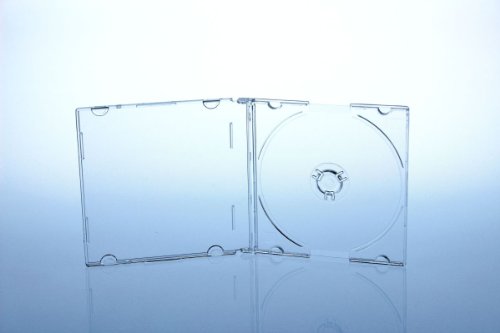 Preisvergleich Produktbild 10 Mini DVD CD Hüllen 8cm slimcase clear