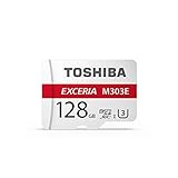 Ausdauer Toshiba 128 GB Exceria M303E Microsd-Karte mit hoher Kapazität für Lange Lebensdauer