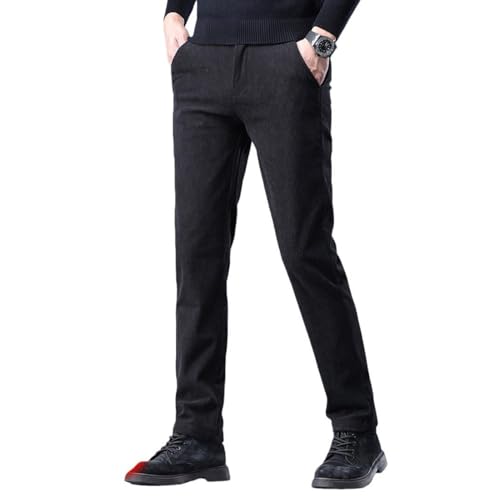 Pantalon long en velours côtelé épais chaud et ample pour homme contre le froid