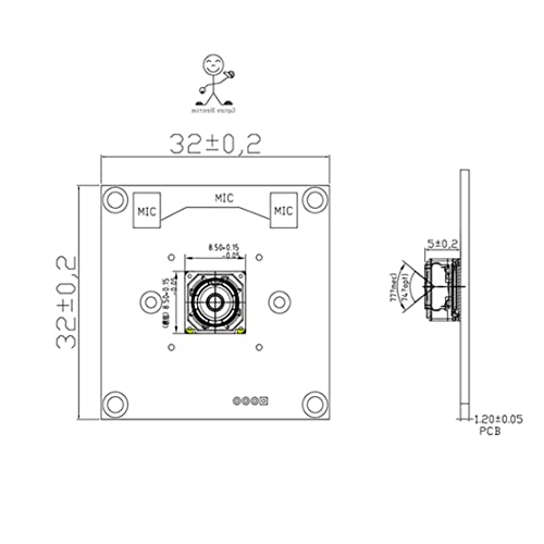 Module de caméra USB IMX258 HDR autofocus haute résolution - 6