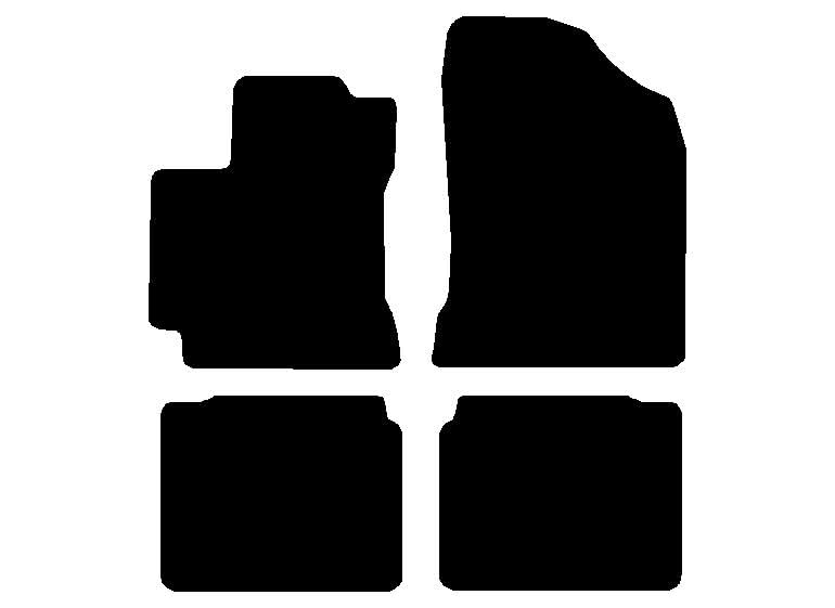 2014-2019 Toyota Corolla Custom Carpeted Floor Mats (Black)