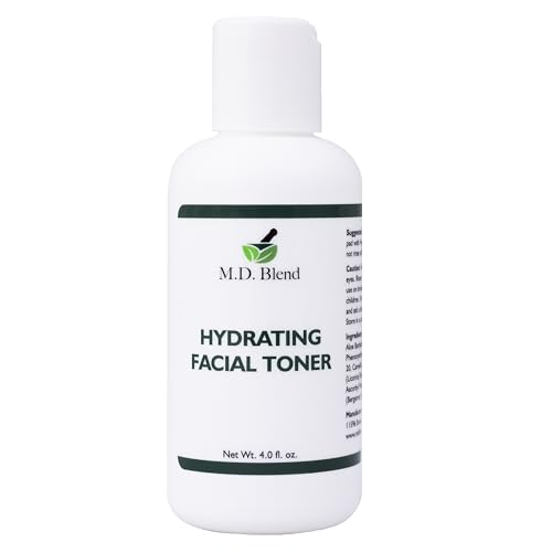 M.D. Blend Tónico facial hidratante | Rejuvenecimiento profundo | Elimina impurezas, suciedad y células muertas de la piel | Revitaliza y alivia para una sensación sedosa natural, 140