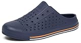 ciabatte sabot eleganti  SAGUARO Uomo Donna Zoccoli Spiaggia Giardinaggio Pantofole Estate Sandali Scarpette Clogs Sabot Ciabatte Blu Scuro Gr.44