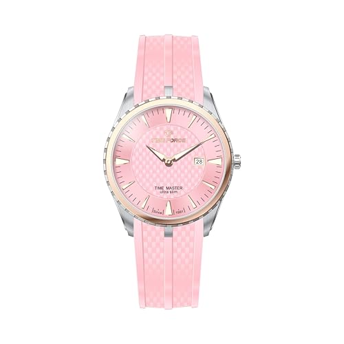 Time Force Time Master Ultra Slim Lady - Reloj Mujer Ultraslim - Cuarzo Japonés Miyota 9T15 - Acero Inoxidable 316L - Cristal K1 con Tratamiento de Zafiro - Resistente al Agua 5 ATM Time Force Time Master Ultra Slim Lady - Reloj Mujer Ultraslim - Cuarzo Japonés Miyota 9T15 - Acero Inoxidable 316L - Cristal K1 con Tratamiento de Zafiro - Resistente al Agua 5 ATM