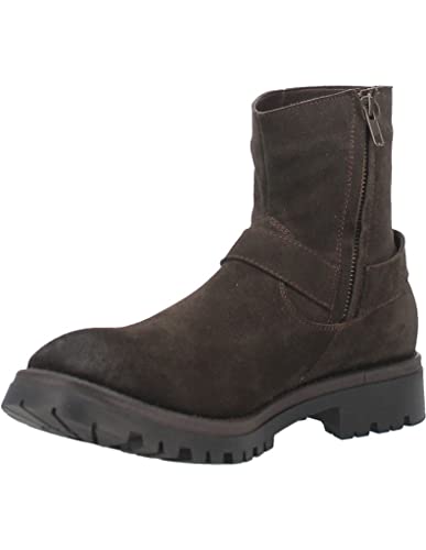 Image of Dingo Mens Road Trip Round Toe Motorcycle Casual Boots Ankle