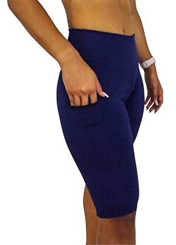 Bermuda Academia Em Poliamida com Bolso Preta