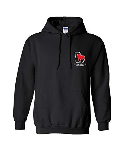It's All About The South Georgia Football State Outline Unisex Hoodie2