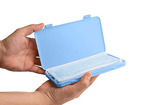 Face Mask Holder Mask Case, Fits Both Cloth and Disposable, Durable Plastic