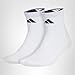 adidas Unisex Pure Training High Quarter Socks (2 Pairs) Gym & Workout