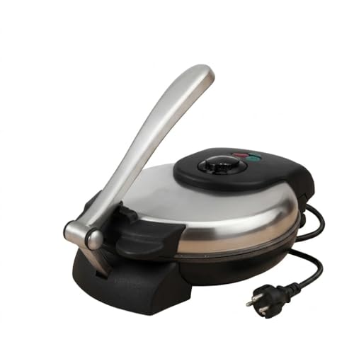 Image of (10 Years Assured Warranty) 1000W Electric Roti and Khakra Maker, Non Stick Cooking Plate with Adjustable Temperature Control & Durable Stainless Steel Body for Easy Cooking